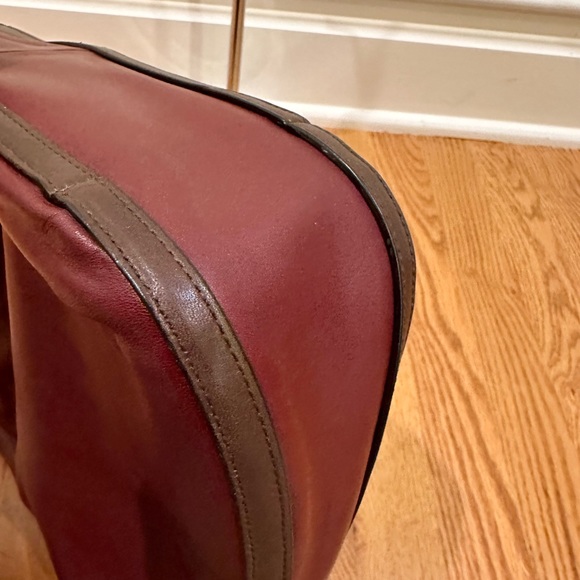 Lauren by Ralph Lauren  Dark Maroon Hobo bag - Picture 4 of 15